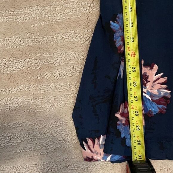 Medium Blue Printed Jules & Leopold Wide Leg Pant - Picture 7 of 8